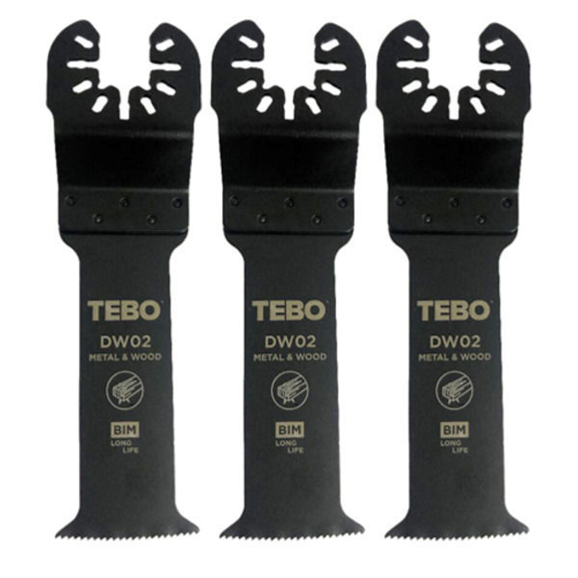 Bilde av Tebo Multisagblad DW02 35X68 Bimetall 3Pk